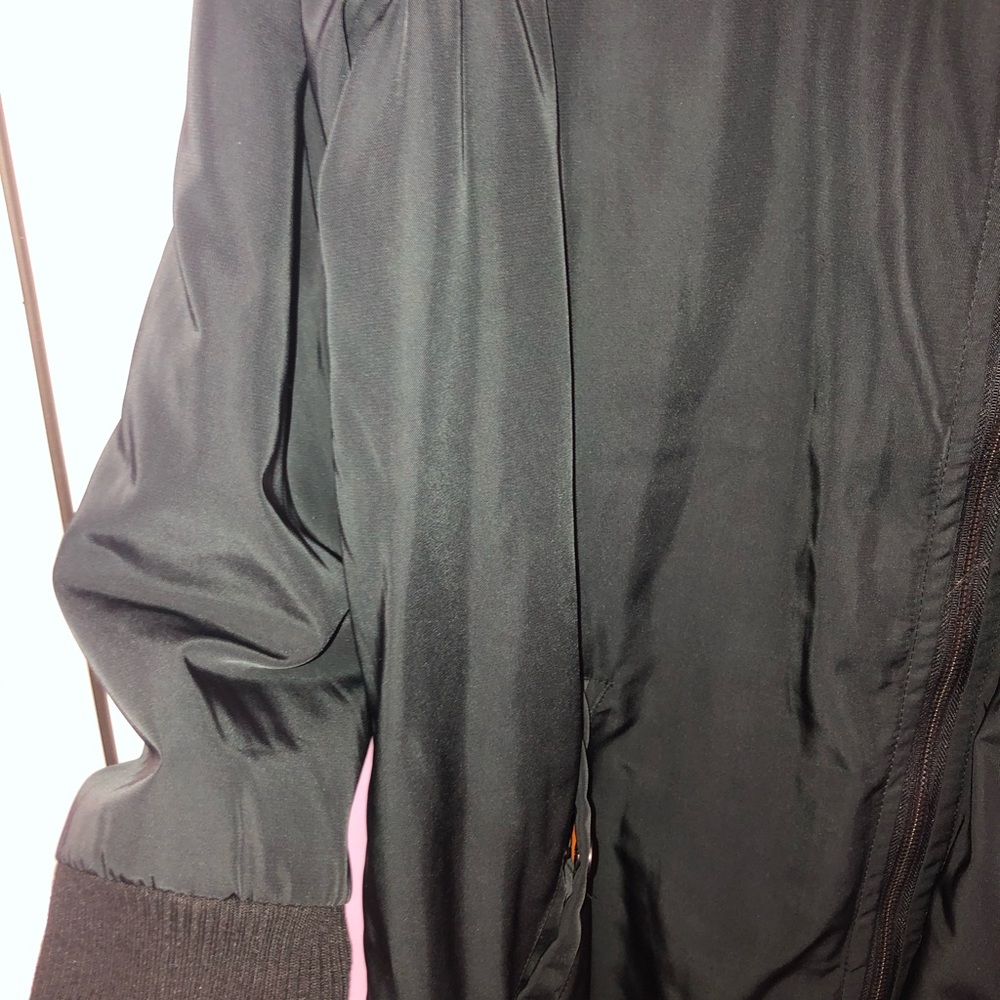 Black bomber jacket